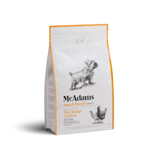 맥아담스 - 자유방목 홀치킨 소형견 사료 2kg